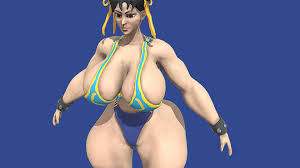 Thicc Chun Li model - Download Free 3D model by thick3dmodels  (@thick3dmodels) [159d925]