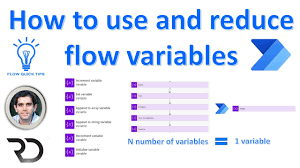 power automate flow variables how to