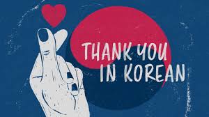 say thank you in korean master