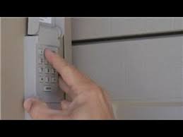your garage door keypad pin number