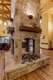 Double Sided Fireplace Decor