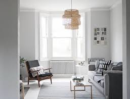 painted white floors and light grey