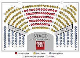 Seating Chart Cygnet Theatre