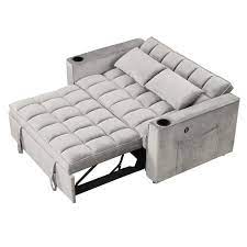 Reversible Sectional 2 Seat Sofa Bed