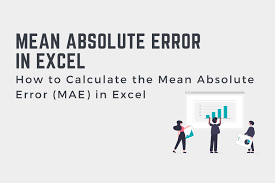 calculate mean absolute error in excel