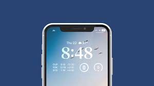 how to add clock to home screen