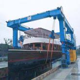 used marine travelift lifts in