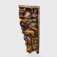 Wall Décor Bracket Wood Carving One