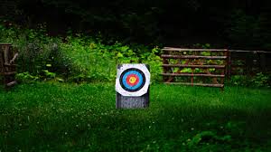 an archery target for a compound bow