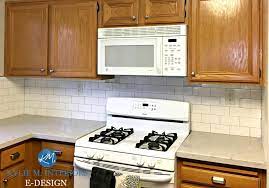 White Appliances Painted Cabinets