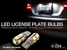 Ecs News Mkvi Jetta Led License Plate Bulb Set