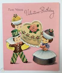 Valentine birthday cake illustrations & vectors. Rare Norcross Vintage Valentine Birthday Card Cake Girl Pink Glitter Dress Candy 1881863103