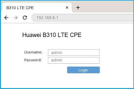 huawei b310 lte cpe router login and