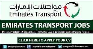 emirates transport careers dubai abu