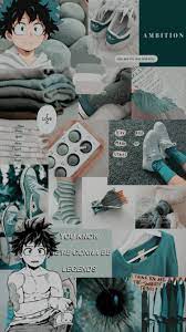 Aesthetic Anime Green Collage ...