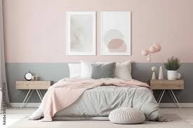 Aesthetic Teen Bedroom Mockup For Wall