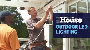 how to install outdoor led lighting