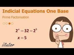 Exponential Equations Indicial