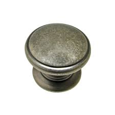 pewter round traditional cabinet