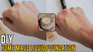 diy home made liquid foundation how to