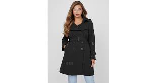 Guess Factory Madge Trench Coat In