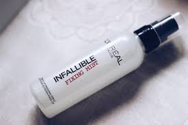 review l oreal infallible fixing mist