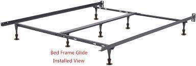 steel stem plastic bed frame glide legs