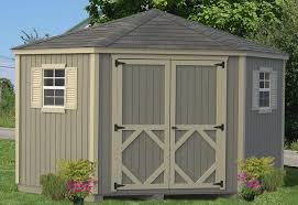 classic five corner shed panelized kit