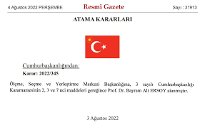 ÖSYM Başkanlığına Prof. Bayram Ali Ersoy atandı - 04.08.2022, Sputnik  Türkiye