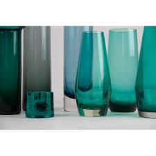 Green Glass Vases 1960s