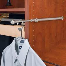 chrome extendable closet rod
