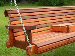 4ft Cedar Porch Swing Custom Outdoor