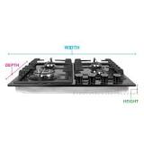 How do you measure burner size?