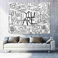 Quote You Are Wall Tapestry European
