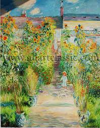 Painting By Monet The Artist S Garden