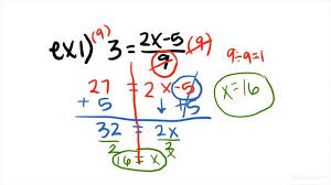 Multi Step Equations In Fractional Form