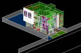 3d house working drawing free