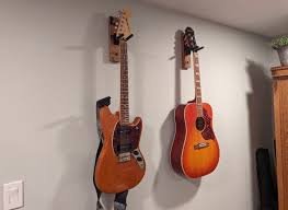 Whiskey Barrel Stave Guitar Wall Mount