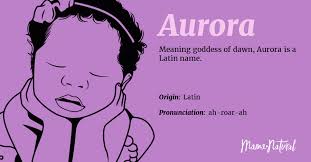 Aurora Name Meaning Origin Popularity Girl Names Like