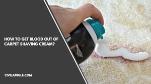 how to get wet blood out of carpet