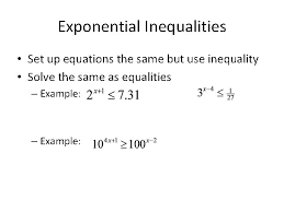 logarithmic functions exponential functions