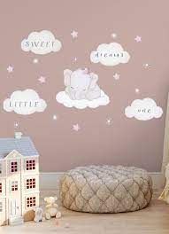 elephant wall decal sweet dreams