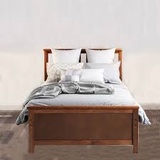Also set sale alerts and shop exclusive offers only on shopstyle. Buy Clearance Twin Bed Frames For Kids Heavy Duty Wood Twin Platform Bed Frame With Headboard Footboard Great For Boys Girls No Box Spring Needed Modern Bedroom Furniture Walnut W7397 Online