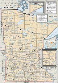 Minnesota's capital city is saint paul. State And County Maps Of Minnesota