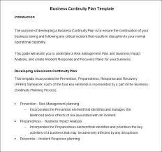 6 business continuity plan templates
