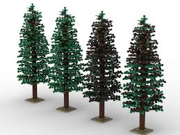 Lego Moc White Pine Tree Set By Jepaz