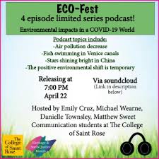 eco fest podcast series the college