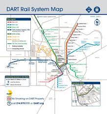dallas dart rail offline map in pdf
