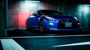 Also shared with the gt r is a seven. Nissan Gt R Blue Sport Cars Nissan Gtr 8k 1920x1080 Wallpaper Teahub Io