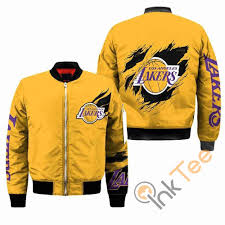 Herçeşit bomber jacket mens istediğin modeli, buradan kolaylıkla satın alabilirsin. Los Angeles Lakers Nba Apparel Best Christmas Gift For Fans Bomber Jacket